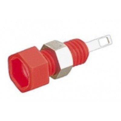 Hembrilla para Banana de 2mm color ROJA