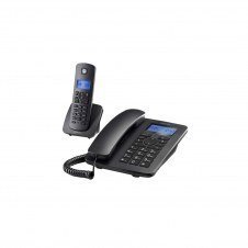 TELEFONO MOTOROLA C4201 COMBO INALAMBRICO FIJO NEGRO E10E09K19B1GSG03