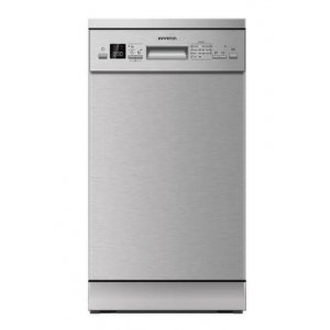 Lavavajillas Infiniton DIW-4513X, 45 cm, 10 servicios, clase E, 76 kWh año, 47dB, 3ª bandeja, 7 programas, inox