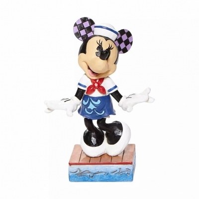 Figura enesco disney minnie posando de marinero