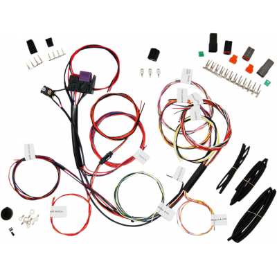 Mazo de cables de moto completo con relé de arranque y 3 circuitos NAMZ NCBH-01-C