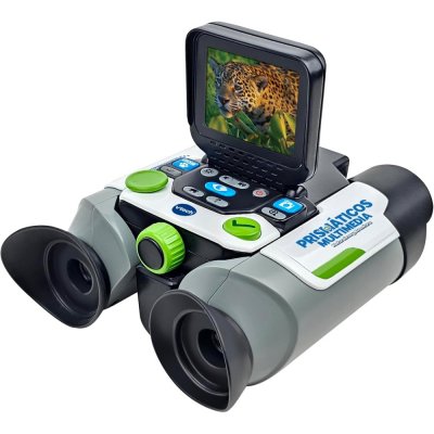 Prismáticos multimedia VTech Naturaleza y Aventura - Exploración interactiva | Fotos y vídeos | Diseño educativo y resistente
