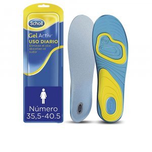 GEL ACTIV USO DIARIO plantillas mujer comodidad y absorción del olor #Talla 35,5-40.5 1 u