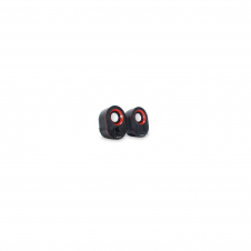 EQUIP 2.0 LIFE MINI ALTAVOZ 6W RMS JACK 3.5 CONTROL DE VOLUMEN ALIMETANCION USB NEGRO ROJO 245332