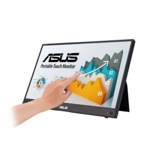 Monitor Portátil Asus ZenScreen Touch MB16AHT 15.6/ Táctil/ Full HD/ Multimedia/ Negro