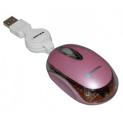 RATON UK1018 ROSA MINI OPTICO USB