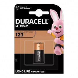 Pila Litio CR123A 3V Duracell Ultra
