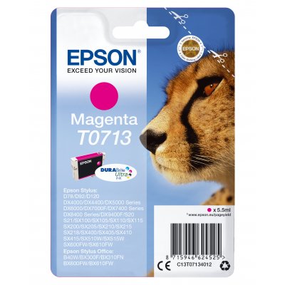 Cartucho de Tinta Original Epson T0713/ Magenta