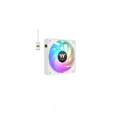 Thermaltake CL-F190-PL12SW-A sistema de refrigeración para ordenador Carcasa del ordenador Ventilador 12 cm Blanco 3 pieza(s)