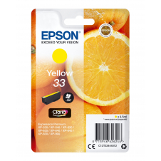 Epson Oranges Singlepack Yellow 33 Claria Premium Ink