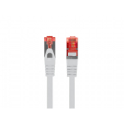 CABLE RED LANBERG LATIGUILLO CAT.6 S/FTP LSZH CU 0.25M GRIS FLUKE PASSED