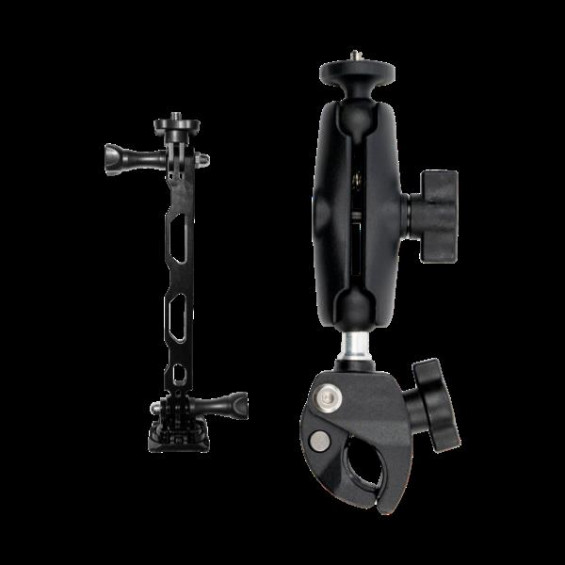 Kit de montaje para moto Insta360 Motorcycle Bundle, compatible con cámaras Insta360, negro