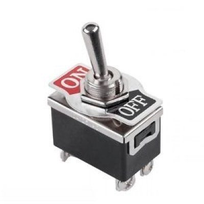 Interruptor Palanca OFF-ON Bipolar 6A/250Vac