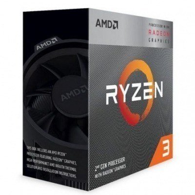 PROCESADOR AMD RYZEN 3 3200G - 4 NÚCLEOS - 3.6GHZ - SOCKET AM4 - GRÁFICA INTEGRADA RADEON VEGA 8