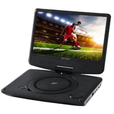 DVD PORTÁTIL DENVER MT-983NB - PANTALLA TFT/LCD 9/22.8CM - LECTOR USB - BATERÍA LITIO - ALTAVOCES ESTÉREO - SALIDA AURICULARES
