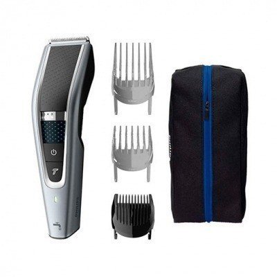 Cortapelos philips hairclipper 5000 hc5630 - 15 28 ajustes - 3 peines - 90m autonomia - lavable - funda tela