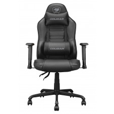 COUGAR Fusion S Black Silla para videojuegos de PC Asiento acolchado Negro