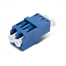 StarTech.com Acoplador de Fibra Óptica LC a LC Monomodo Dúplex - Acoplador de Fibra LC/UPC Monomodo para Panel de Parcheo - Acoplador Monomodo de Fi
