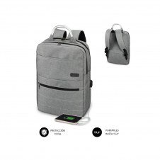 SUBBLIM MOCHILA ELITE AIRPADDING 15.6'' GREY