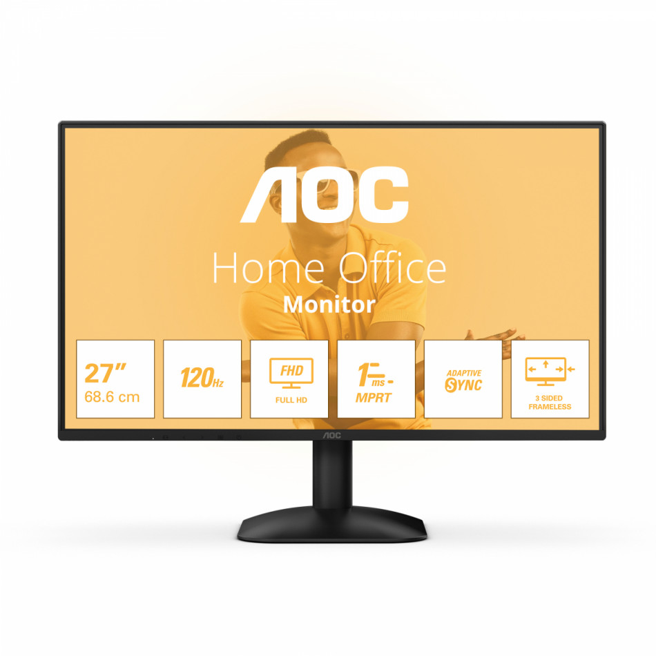B3 27B31H pantalla para PC 68,6 cm (27) 1920 x 1080 Pixeles Full HD Negro