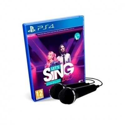 JUEGO SONY PS4 LET S SING 2023 + 2 MANDOS