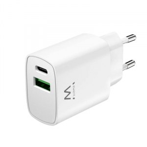 Ewent Cargador rapido Q3 20w Usb-C y Usb-A