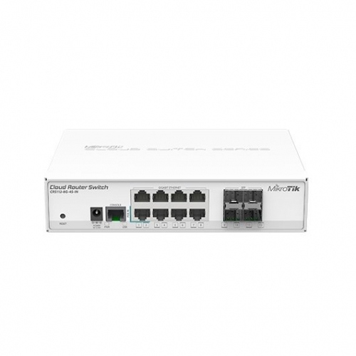 HUB SWITCH 8 PTOS MIKROTIK CRS112-8G-4S-IN