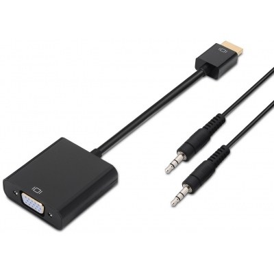 Conversor HDMI a VGA con JACK 3,5 de audio NANOCABLE