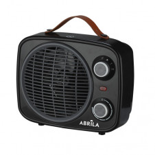 Termoventilador Hoguera 2000w Negro/gris 2potencias 3funciones Termostato Reg.seguro,asa 25,5x25,5x13cm