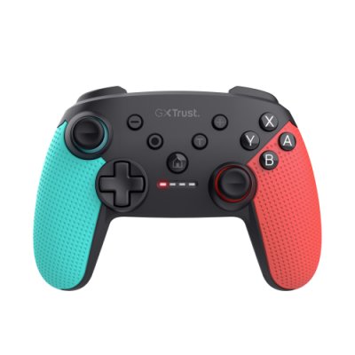 Trust GXT 1246B Muta Negro, Azul, Rojo Bluetooth Gamepad Nintendo Switch, Nintendo Switch Lite