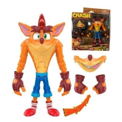 Figura articulada 15cm crash bandicoot