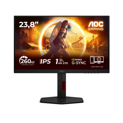 G4 24G4ZR pantalla para PC 60,5 cm (23.8) 1920 x 1080 Pixeles Full HD LED Negro, Rojo