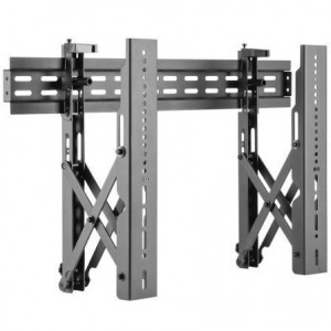Soporte Video Wall de pared Aisens VW70TPO-199, 37-70 pulgadas, hasta 45 kg, VESA 600 x 400 mm, pop-out 68-215 mm, nivelación ±3°, negro