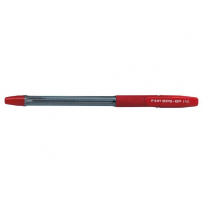 Pilot Boligrafo de Bola BPS-GP - Recargable - Punta Mediana de 1mm - Trazo de 0.25mm - Color Rojo
