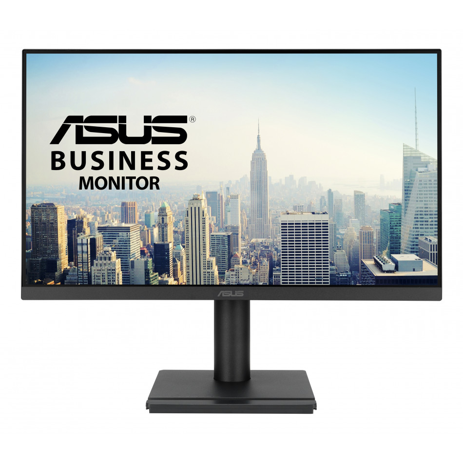 Monitor Profesional Asus VA249QGSE 24"/ Full HD/ Multimedia/ Regulable en altura/ Negro
