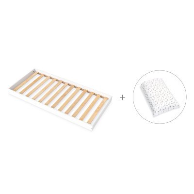 Cama Montessori 90x190 cm + textil Natura · Bianca Uno