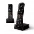 Teléfono Inalámbrico Philips D4702B/34/ Pack Duo/ Negro