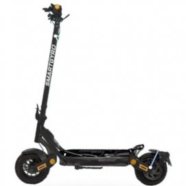Patín eléctrico SmartGyro Rockway PRO EVO Certificado, motor 1000W, ruedas 10", velocidad 25 km/h, autonomía 60 km, 15000 mAh, patinete negro