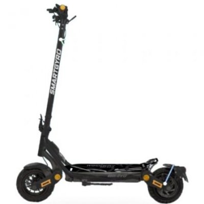 Patinete Eléctrico SmartGyro Rockway Pro EVO Certificado/ Motor 1000W/ Ruedas 10/ 25km/h/ Autonomía 60km/ Negro
