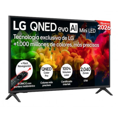 QNED evo AI MiniLED 43QNED81B6C.AEU Televisor 109,2 cm (43) 4K Ultra HD Smart TV Wifi Negro