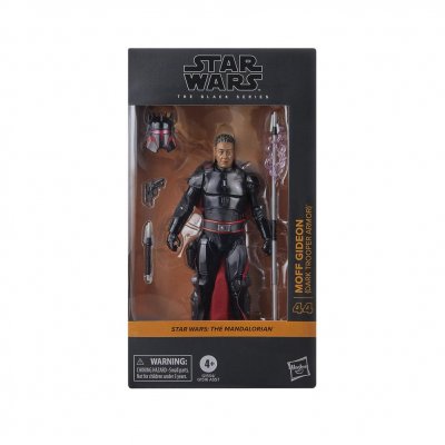 Figura hasbro star wars the mandalorian the black series moft gideon (dark trooper armor)