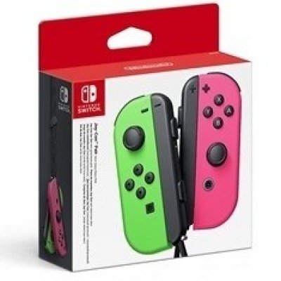 Accesorio nintendo switch - mando joy - con verde - rosa