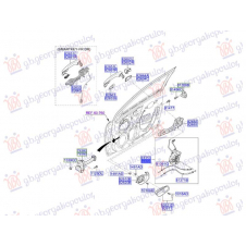 FRONT DOOR LOCK ELECTRICAL (4pins)