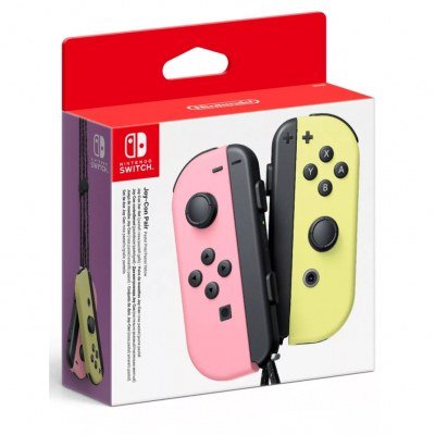 Accesorio nintendo switch - mando joy - con rosa - amarillo