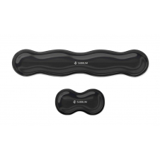 SUBBLIM SUBMP-04E061 descansa muñecas Poliuretano (PU), Silicona Negro