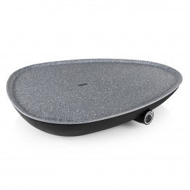 Plancha de asar parrilla triangular Princess 103250, 2000W, 50 x 42 cm
