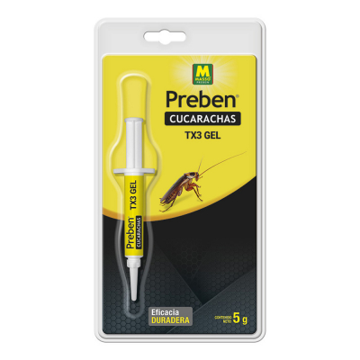 Jeringa con gel para cucarachas 5 g