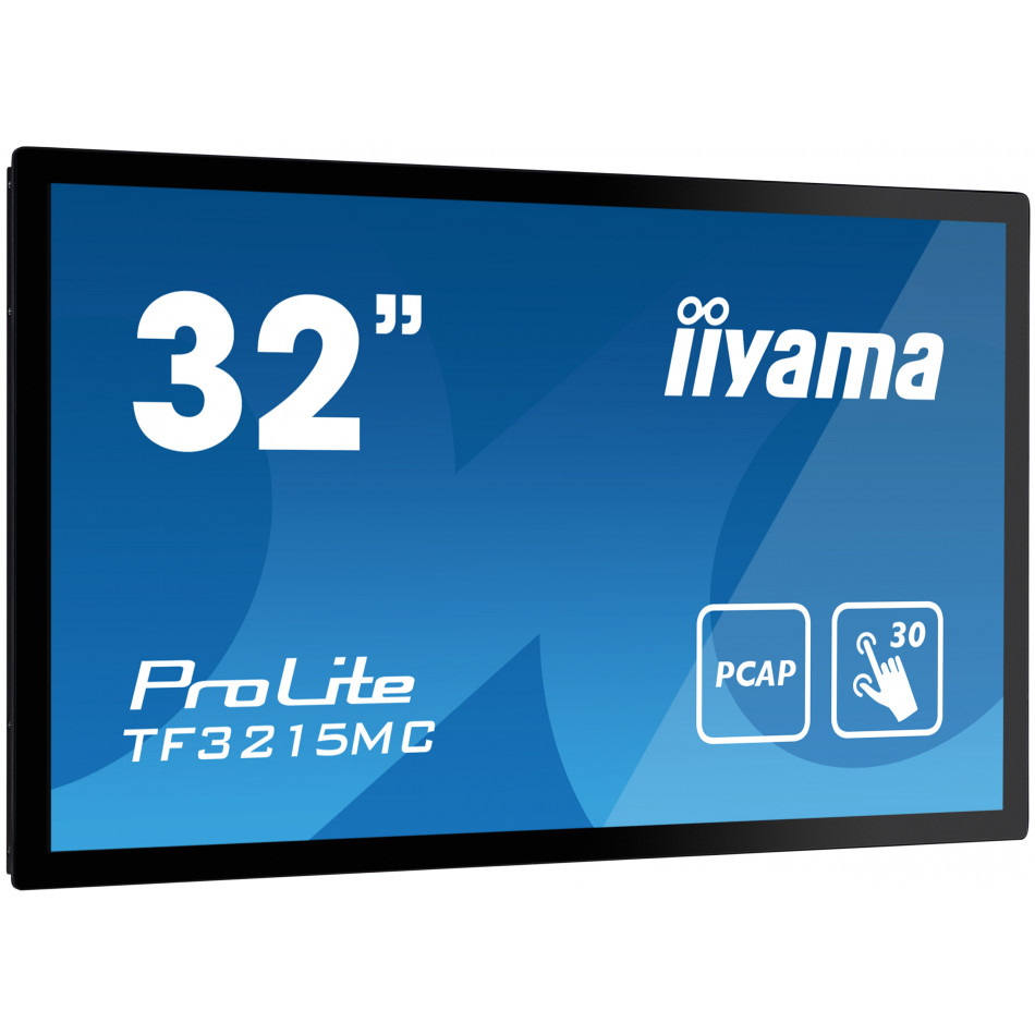 ProLite TF3215MC-B2 pantalla para PC 80 cm (31.5) 1920 x 1080 Pixeles Full HD LED Pantalla táctil Quiosco Negro
