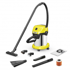 Kärcher WD 3 S V-17/4/20 17 L Aspiradora de tambor Seca y húmeda 1000 W Bolsa para el polvo
