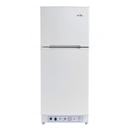 Frigorífico de gas Artica AG265W, 163 x 60 x 74 cm, de 265 litros, mixto gas y eléctrico, frigorífico de 2 puertas, de color blanco